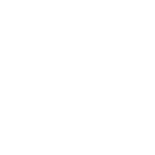 A white paint brush icon on a black background.