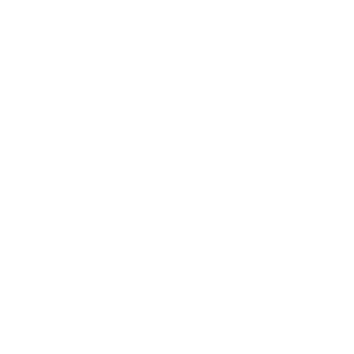 A white comb icon on a black background.