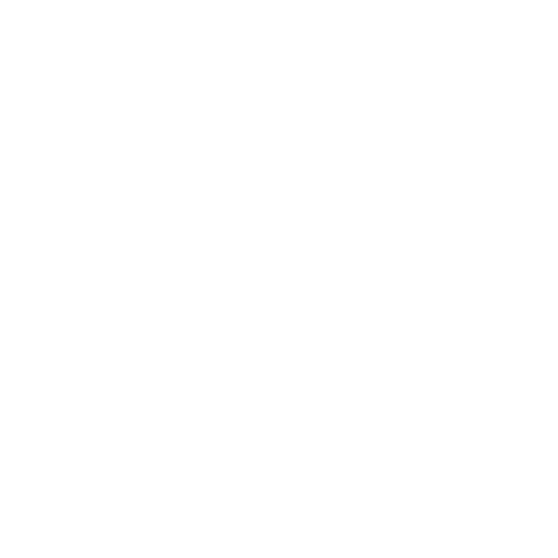 A makeup brush icon on a black background.
