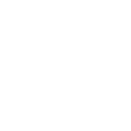 A makeup brush and lipstick icon on a black background.