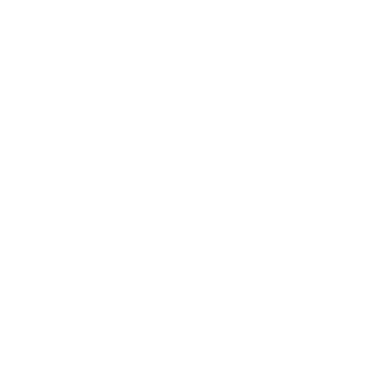 A white razor icon on a black background.