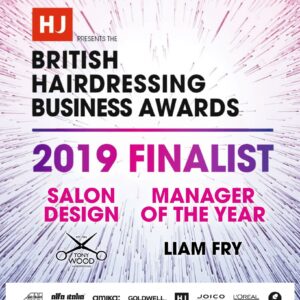 British hairdressing business awards 2019 finalist salon manager of the year.