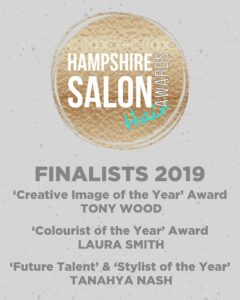 Hampshire salon awards finalist 2019.