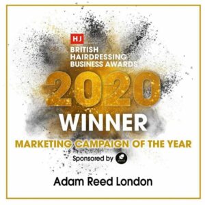 British hairdressing business winner 2020 marketing campaign of the year reed london.
