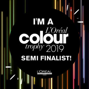 I'm a loreal colour trophy 2019 semi finalist.