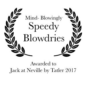 The award for mind blowingly speedy blowdries by taylor.
