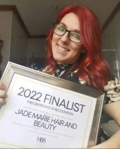 Jade Marie, heavenly hair finalist for 2021.